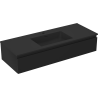 Mexen Orio dulap de baie 120 cm cu lavoar Otis, 1 sertar, negru mat - 91A10-12023-1-BF71-W18M71