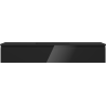 Dulap de baie Mexen Orio 140 cm cu chiuvetă Otis, 1 sertar, negru lucios/negru mat - 91A10-14023-1-BF70-W18M71