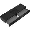 Mexen Orio dulap baie 160 cm cu lavoar Otis, 1 sertar, negru mat - 91A10-16023-1-BF71-W18M71