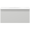 Mexen Orio dulap baie 50 cm cu lavoar Vela, 1 sertar, gri mat/alb mat - 91A10-05023-1-BF62-W23M01