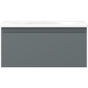Mexen Orio dulap baie 50 cm cu chiuvetă Vela, 1 sertar, grafit mat/alb mat - 91A10-05023-1-BF66-W23M01