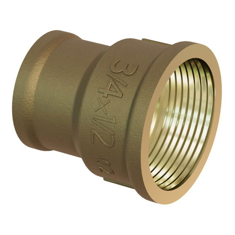 Mexen BRASS mufă reducătoare din alamă 2 GW x 5/4 GW - W97406-2054