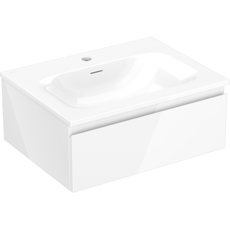 Mexen Orio dulap de baie 60 cm cu lavoar Vela, 1 sertar, alb lucios - 91A10-06023-1-BF00-W23M00