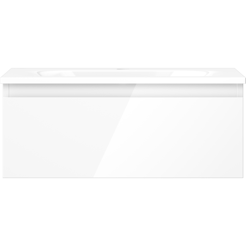 Mexen Orio dulap de baie 60 cm cu lavoar Vela, 1 sertar, alb lucios - 91A10-06023-1-BF00-W23M00