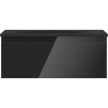 Dulap de baie Mexen Orio 60 cm cu lavoar Vela, 1 sertar, negru lucios/mat - 91A10-06023-1-BF70-W23M71