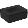 Mexen Orio dulap baie 60 cm cu lavoar Vela, 1 sertar, negru mat - 91A10-06023-1-BF71-W23M71