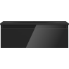 Mexen Orio dulap baie 70 cm cu chiuvetă Vela, 1 sertar, negru lucios/negru mat - 91A10-07023-1-BF70-W23M71