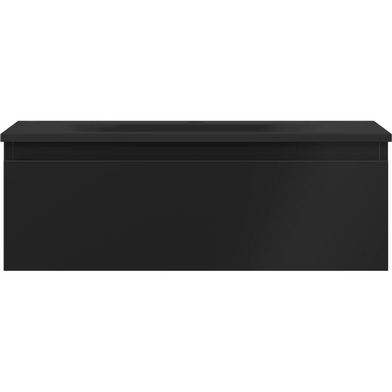 Mexen Orio dulap baie 70 cm cu lavoar Vela, 1 sertar, negru mat - 91A10-07023-1-BF71-W23M71