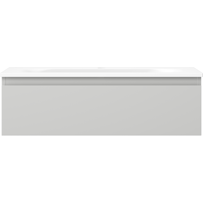 Mexen Orio dulap pentru baie 80 cm cu lavoar Vela, 1 sertar, gri mat/alb mat - 91A10-08023-1-BF62-W23M01