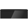 Dulap baie Mexen Orio 80 cm cu lavoar Vela, 1 sertar, negru lucios/negru mat - 91A10-08023-1-BF70-W23M71
