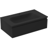 Mexen Orio dulap de baie 80 cm cu lavoar Vela, 1 sertar, negru mat - 91A10-08023-1-BF71-W23M71