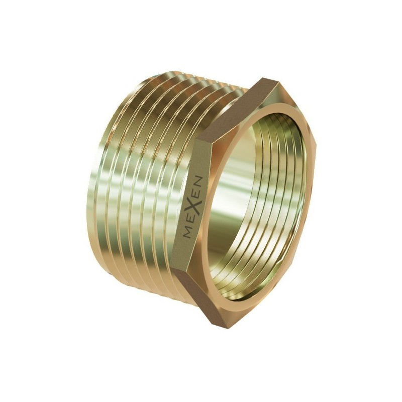 Mexen BRASS sárgaréz csökkentő 3/4 GZ x 1/2 GW - W97407-3412
