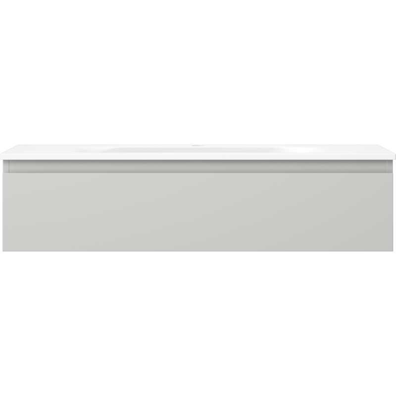 Mexen Orio dulap pentru baie 100 cm cu lavoar Vela, 1 sertar, gri mat/alb mat - 91A10-10023-1-BF62-W23M01