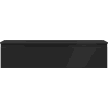 Mexen Orio dulap baie 100 cm cu lavoar Vela, 1 sertar, negru mat - 91A10-10023-1-BF71-W23M71