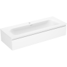 Mexen Orio dulap baie 120 cm cu lavoar Vela, 1 sertar, alb mat - 91A10-12023-1-BF01-W23M01