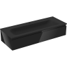Mexen Orio dulap de baie 120 cm cu chiuvetă Vela, 1 sertar, negru lucios/negru mat - 91A10-12023-1-BF70-W23M71