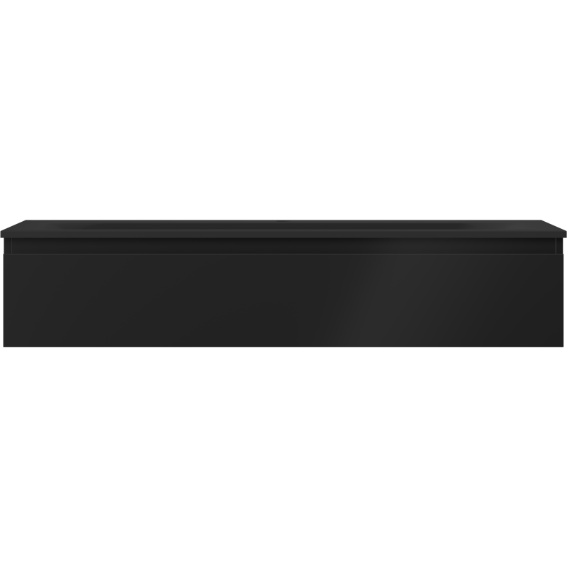 Mexen Orio dulap baie 120 cm cu lavoar Vela, 1 sertar, negru mat - 91A10-12023-1-BF71-W23M71