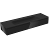 Mexen Orio dulap de baie 160 cm cu lavoar Vela, 1 sertar, negru lucios/negru mat - 91A10-16023-1-BF70-W23M71
