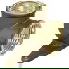 Cot Mexen BRASS din alamă, montat pe perete cu flanșă 1/2 GW x 1/2 GW - W97408-1212
