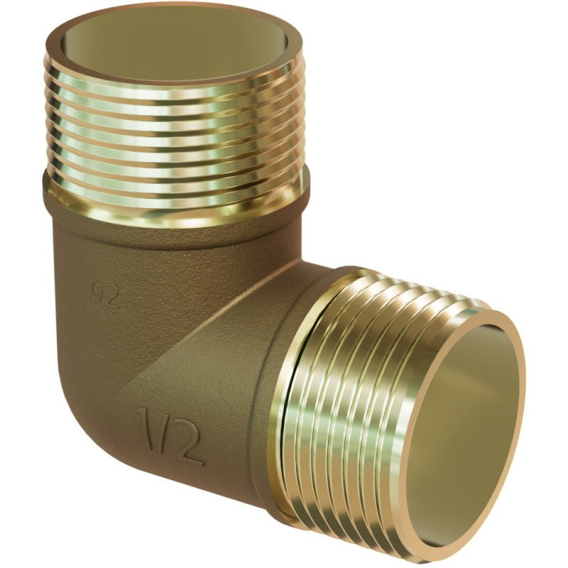Mexen BRASS cot din alamă 3/4 GZ x 3/4 GZ - W97409-3434