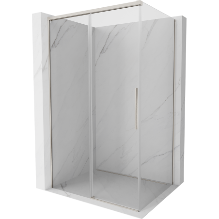 Mexen Rox cabină de duș glisantă 95 x 70 cm, transparent, nichel periat - 8C2-095-070-97-00