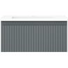 Mexen Rivel dulap de baie 50 cm cu chiuvetă Otis, 1 sertar, striat, grafit mat/alb mat - 91A20-05023-1-BF66-W18M01