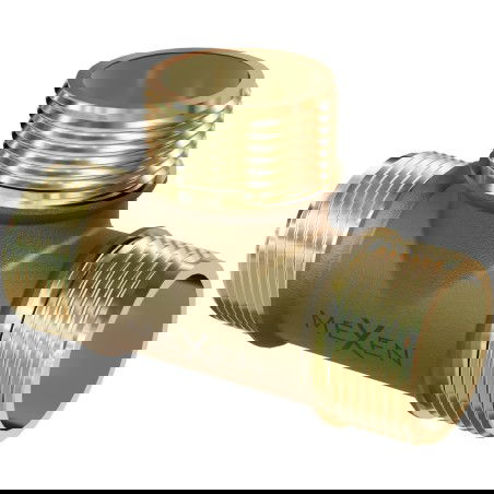 Mexen BRASS réz hármas csatlakozó 3/4 külső menet x 3/4 külső menet x 3/4 külső menet - W97411-343434
