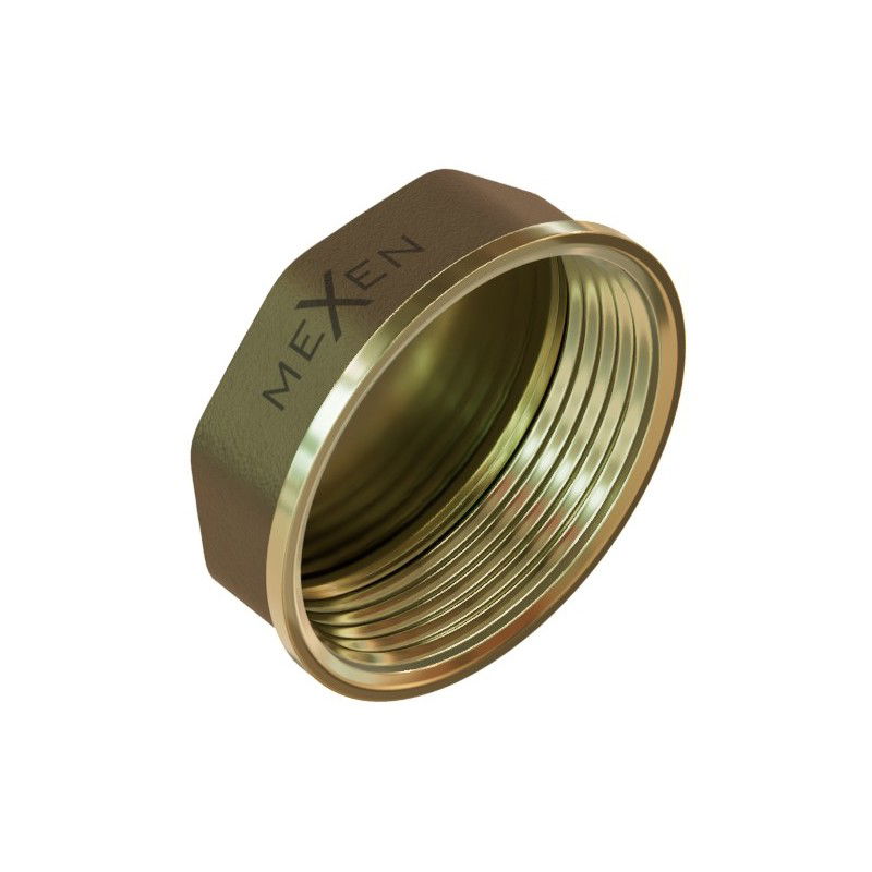 Mexen BRASS sárgaréz zárókupak 3/4 belső menet - W97414-34