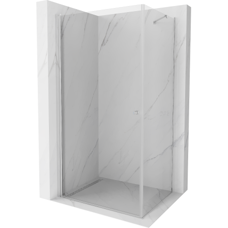 Mexen Pretoria cabină de duș cu balamale 100 x 120 cm, transparent, Crom - 852-100-120-01-00