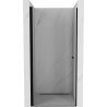 Mexen Pretoria ușa de duș cu balamale 70 cm, transparent, Neagră - 852-070-000-70-00