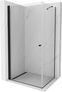Mexen Pretoria cabină de duș cu balamale 70 x 120 cm, transparent, Neagră - 852-070-120-70-00