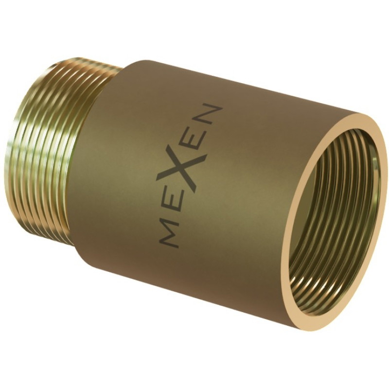 Mexen BRASS kerek réz csatlakozó toldó 1/2 BM x 3/8 BM, 10 mm - W97416-1238-10