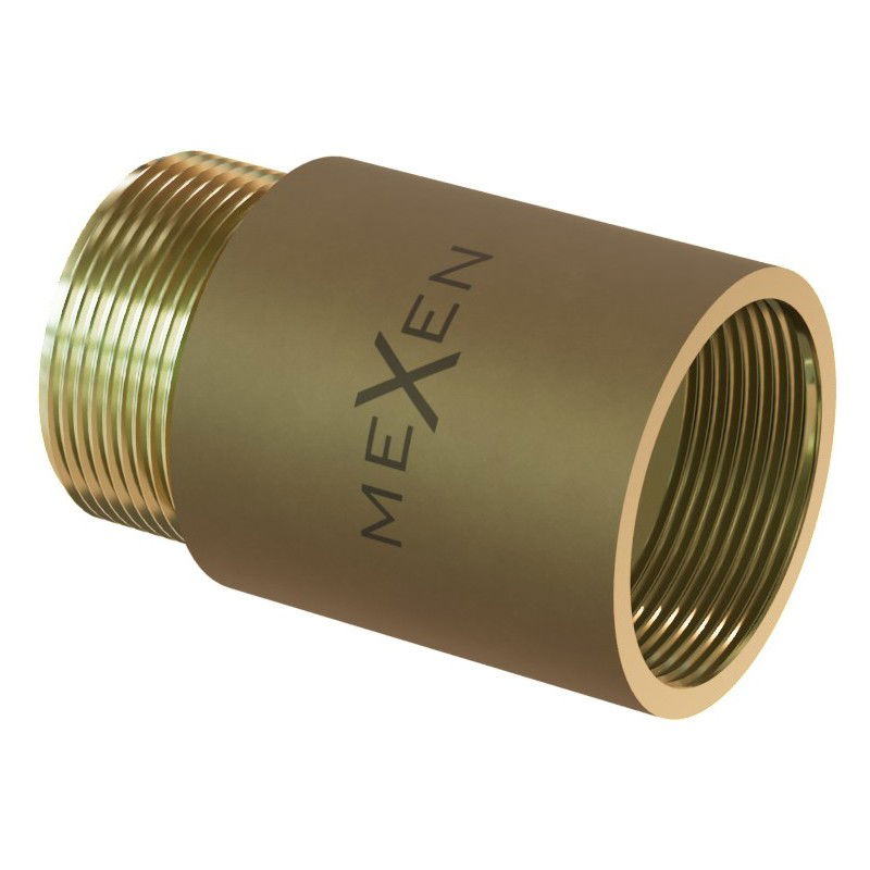 Mexen BRASS prelungitor rotund reductiv din alamă 1/2 GW x 3/8 GZ, 10 mm - W97416-1238-10