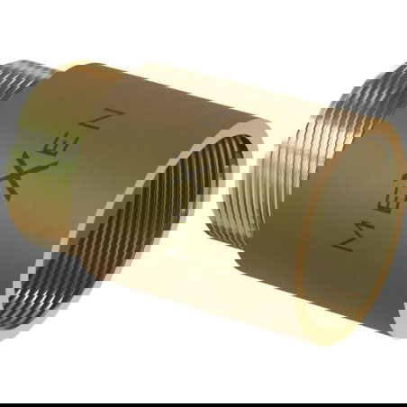 Mexen BRASS sárgaréz kör alakú redukciós hosszabbító 1/2 GW x 3/8 GZ, 10 mm - W97416-1238-10
