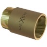 Mexen BRASS kerek réz csatlakozó toldó 1/2 BM x 3/8 BM, 10 mm - W97416-1238-10