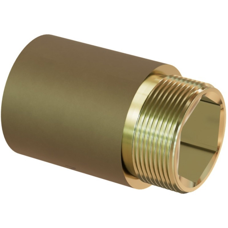 Mexen BRASS kerek réz csatlakozó toldó 1/2 BM x 3/8 BM, 10 mm - W97416-1238-10