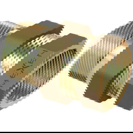 Mexen BRASS fiting drept din alamă 3/4 GZ x 3/4 GW - W97417-3434