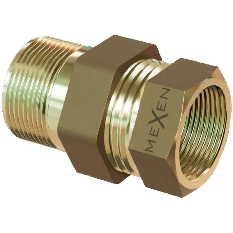 Mexen BRASS egyenes sárgaréz csatlakozó 1 KM x 1 BM - W97417-1010