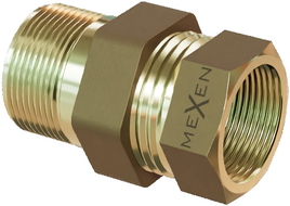 Mexen BRASS egyenes sárgaréz csatlakozó 1 KM x 1 BM - W97417-1010