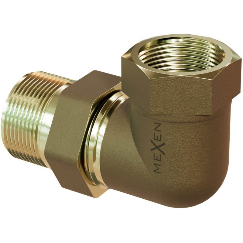Mexen BRASS sarokcsatlakozó sárgaréz 3/4 GZ x 3/4 GW - W97418-3434