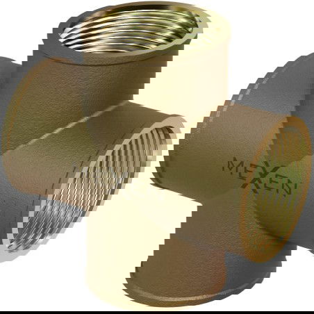 Mexen BRASS sárgaréz négyrészes 1/2 belső menet x 1/2 belső menet x 1/2 belső menet x 1/2 belső menet - W97418-12121212