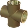Mexen BRASS réz keresztidom 3/4 BB x 3/4 BB x 3/4 BB x 3/4 BB - W97418-34343434