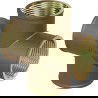 Mexen BRASS sárgaréz négyszeres csatlakozó 3/4" BB x 3/4" BB x 3/4" BB x 3/4" BB - W97418-34343434