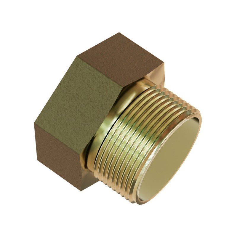 Mexen BRASS reducție piuliță-șurub din alama 1 GW x 1/2 GZ - W97419-1012