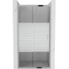 Mexen Apia ușă de duș culisantă 135 cm, Dungi, Crom - 845-135-000-01-20