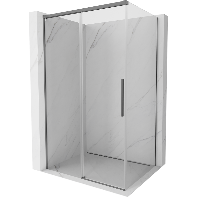 Mexen Rox cabină de duș culisantă 110 x 95 cm, transparentă, metal armat - 8C2-110-095-95-00