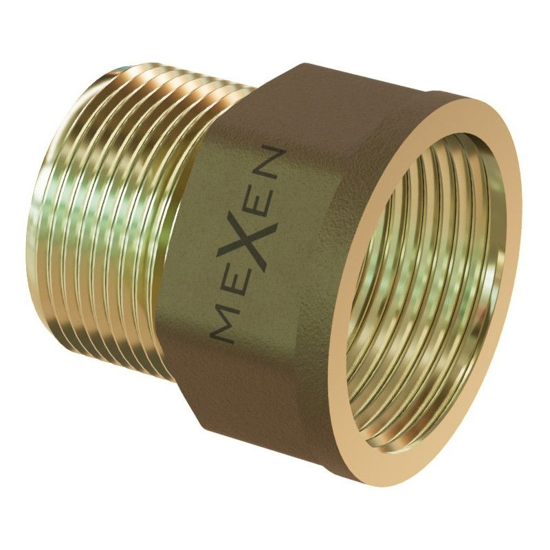 Mexen BRASS sárgaréz hosszabbító 1/2 BB x 1/2 AB, 20 mm - W97420-1212-20