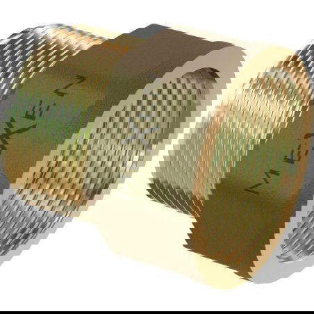 Mexen BRASS sárgaréz hosszabbító 1/2 KB x 1/2 KM, 20 mm - W97420-1212-20