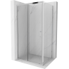 Mexen Apia cabina de duș glisantă 115 x 70 cm, transparentă, cromată - 840-115-070-01-00