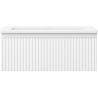 Mexen Rivel dulap baie 60 cm cu lavoar Otis, 1 sertar, canelat, alb mat - 91A20-06023-1-BF01-W18M01